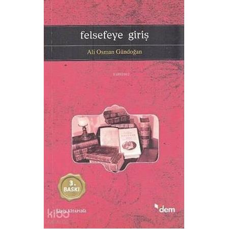 Felsefeye Giriş Ali Osman Gündoğan